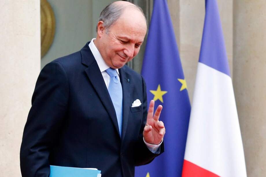 Canciller de Francia Laurent Fabius. Foto: AFP