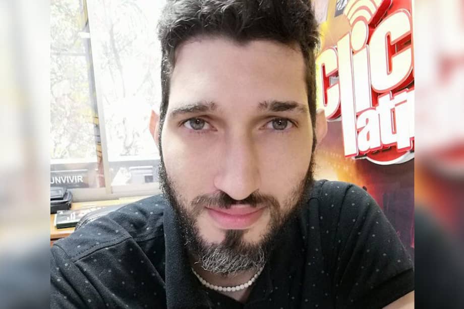 Max Martínez, periodista deportivo que fue apuñalado en el Parque del Perro, en Cali.