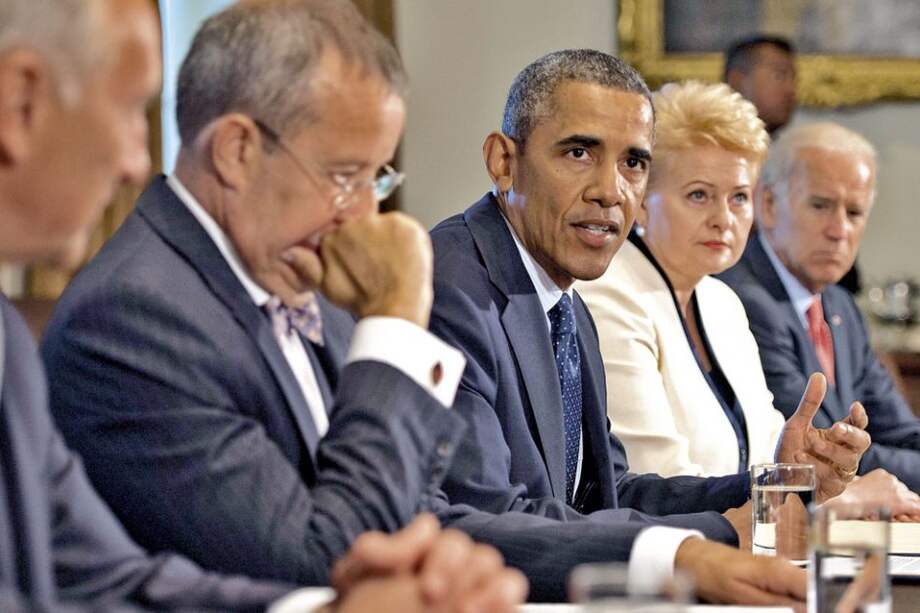 El presidente Barack Obama en el momento en que explica que estudia “una acción limitada” en Siria. / AFP