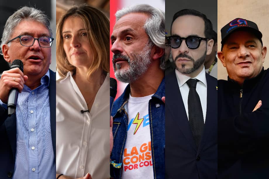 Mauricio Cárdenas, Paloma Valencia, Juan Daniel Oviedo, Abelardo De La Espriella y Germán Vargas Lleras.