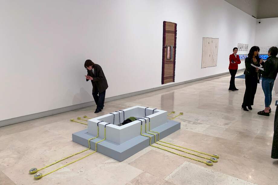 Instalaciones de la artista colombiana Estefanía Puerta Grisales en la segunda edición del Festival de las Academias e Institutos de Cultura de Roma.