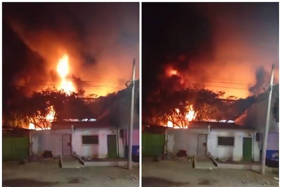 Las autoridades están evaluando las afectaciones que dejó el incendio.