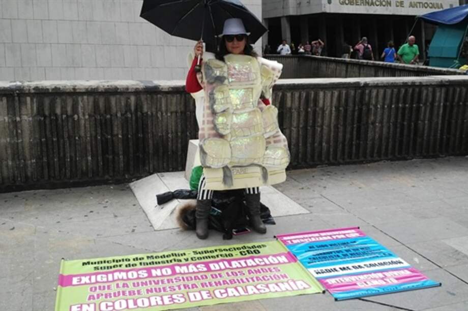 Sandra Milena Gutiérrez, una de las copropietarias en Colores de Calasania.