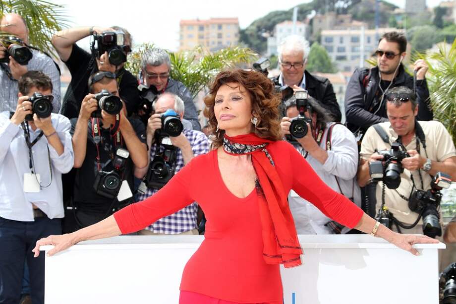 Sofía Loren en el Festival de Cannes, mayo de 2014.