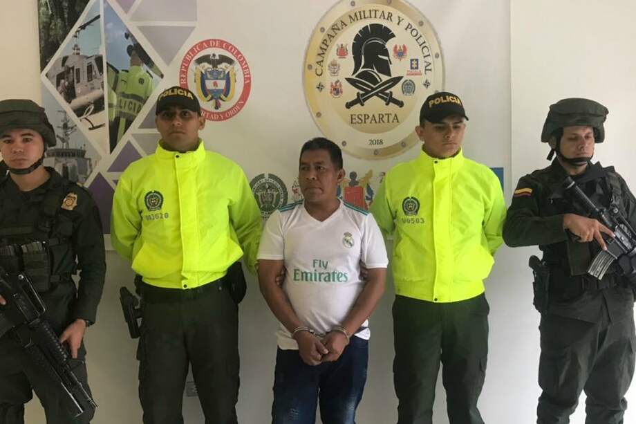 Gelacio Herrera Nemerayema, alias el Señor de la Guerra. / Policía Nacional