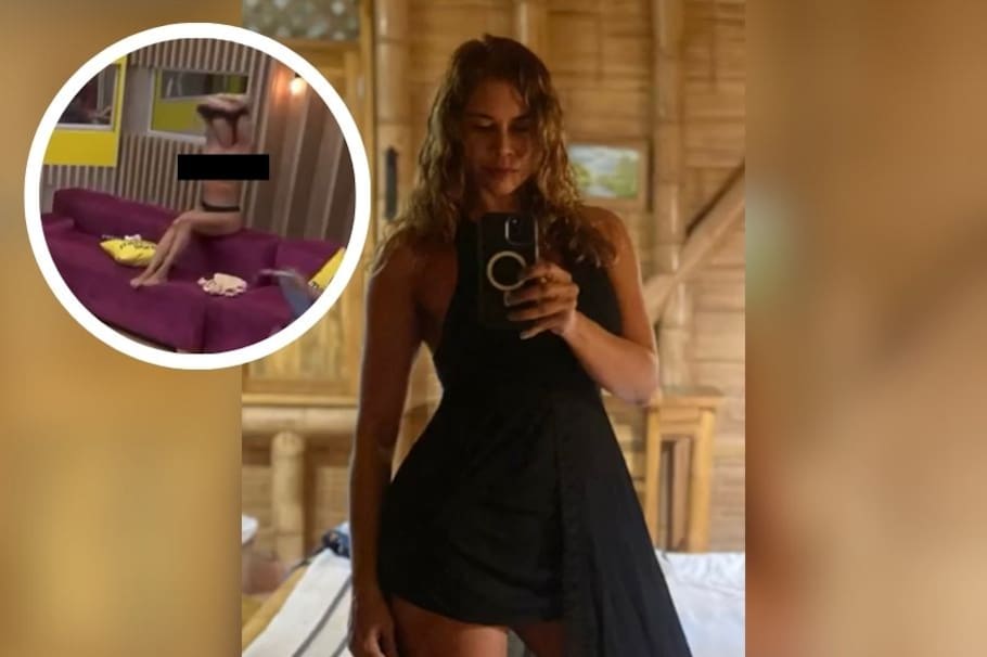 La actriz, Martha Isabel Bolaños, ganó uno de los juegos más “picantes” en el programa. No dudó en quitarse la ropa.