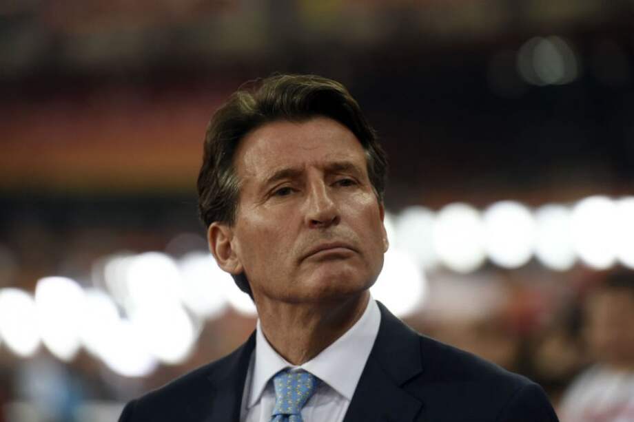 El presidente de la IAAF, Sebastian Coe. Foto: AFP
