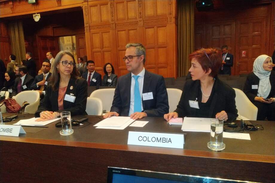 La delegación colombiana presentó hoy sus argumentos en el caso de la ocupación israelí en territorios palestinos ante la Corte Internacional de Justicia en La Haya.