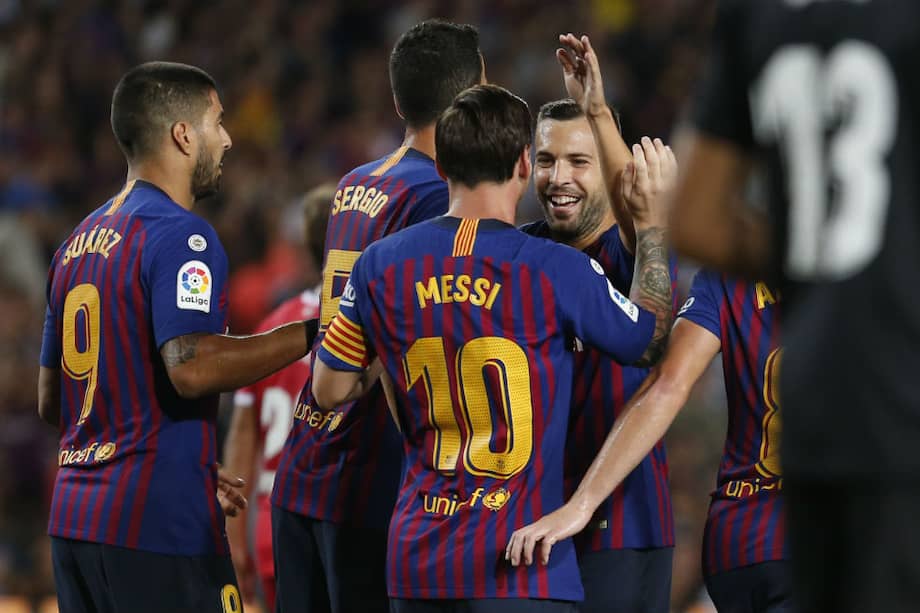 Lionel Messi, delantero del Barcelona. / AFP