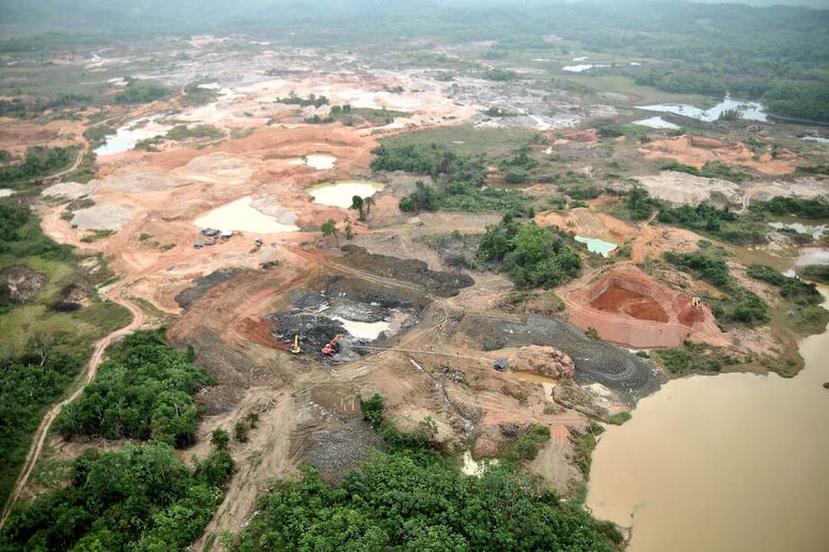 La minería ilegal ha llevado a la contaminación de varios ríos, por ejemplo, en Antioquia. / David Campuzano - El Espectador