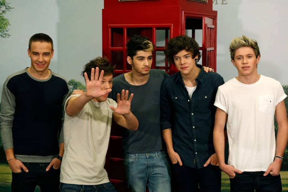 Los integrantes de One Direction, Zain Malik, Liam Payne, Niall Horan, Harry Styles y Louis Tomlinson.