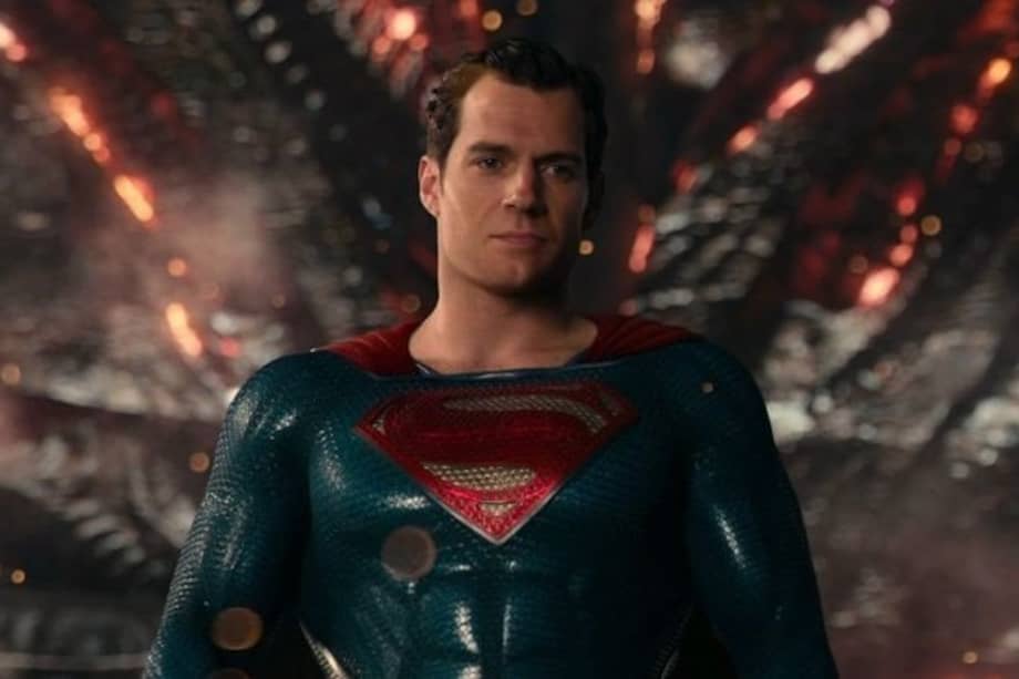 Henry Cavill en su interpretación de Superman en "Liga de la Justicia".