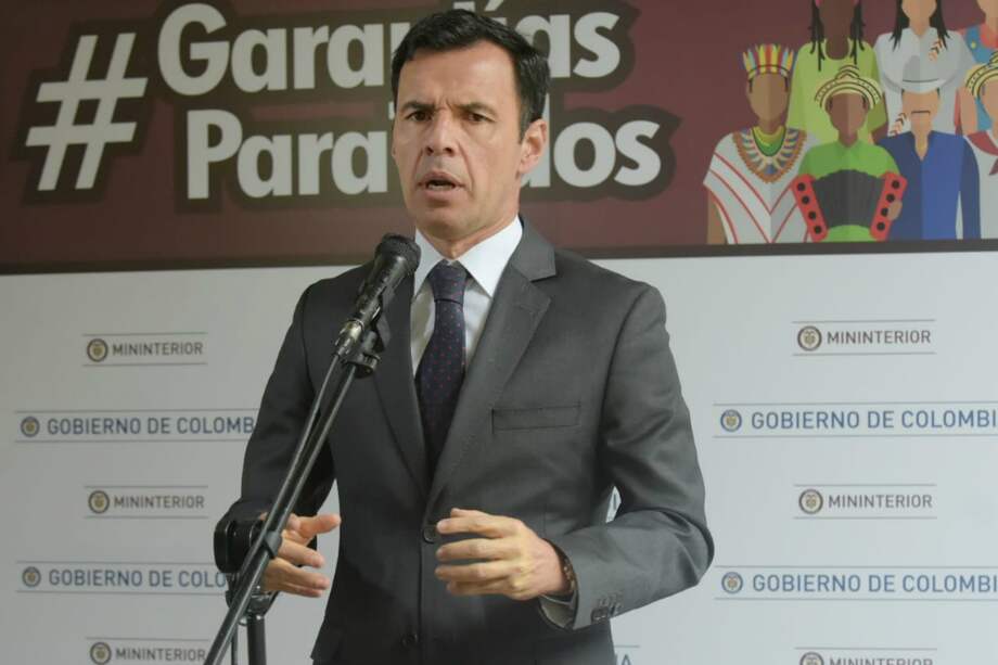 El ministro del Interior, Guillermo Rivera, pidió a los ciudadanos seguir denunciando cualquier práctica irregular que se presente antes y durante el debate electoral del próximo domingo, 27 de mayo. / Ministerio del Interior