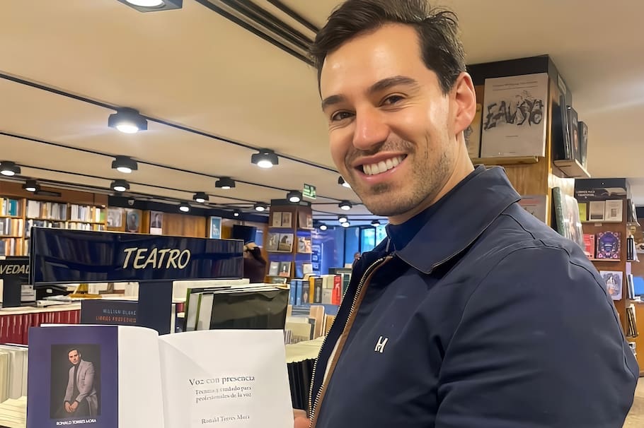 Actor de ‘Pandillas, guerra y paz’ lanza libro y revela secretos para manejar la voz