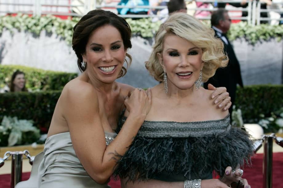 Melissa y Joan Rivers. / AFP
