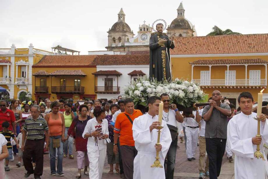 La Semana por la Paz se inició con diferentes actos, incluyendo procesiones religiosas. / El Tiempo