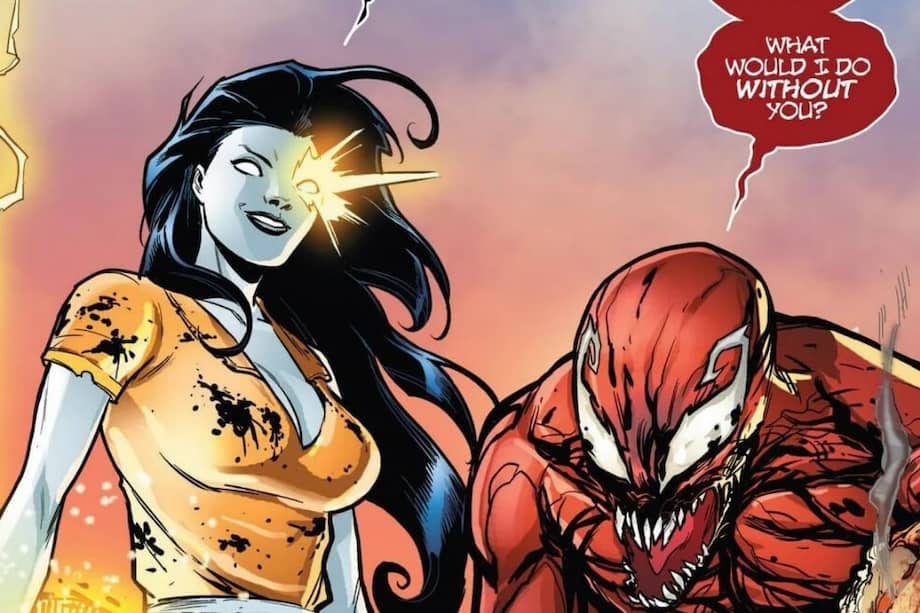 Venom y Shriek (Grito) en su versión cómic. / Cortesía Marvel