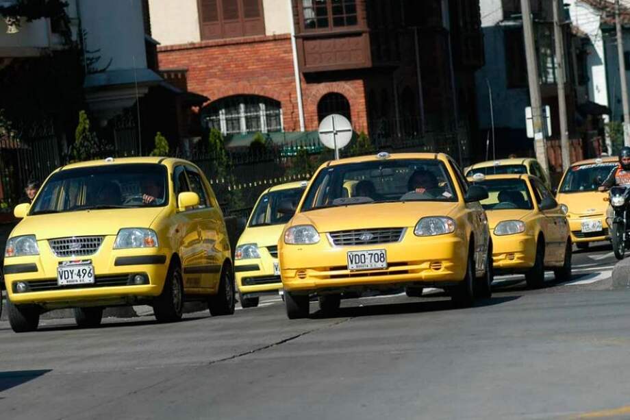 Gremio de taxistas de Bogotá. / Archivo