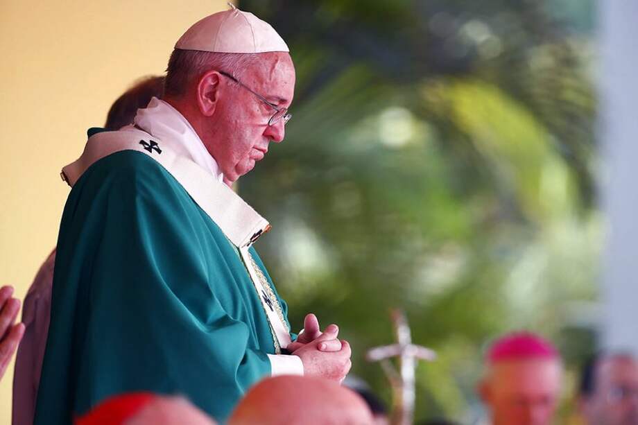 El papa realizó una misa campal en la Plaza de la Revolución de La Habana.