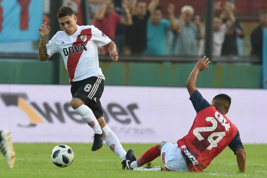 El volante ya suma 442 minutos en 10 encuentros con River Plate / @CARPoficial