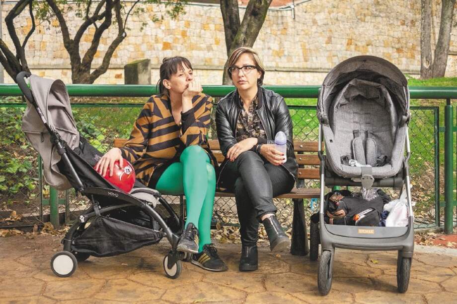 La escritora Tatiana Andrade y la artista María Camila Sanjinés son las autoras del libro. / Pablo Andrade