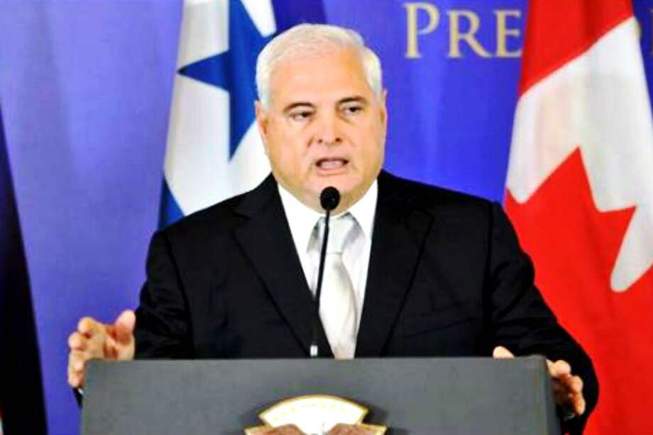 El presidente panameño, Ricardo Martinelli