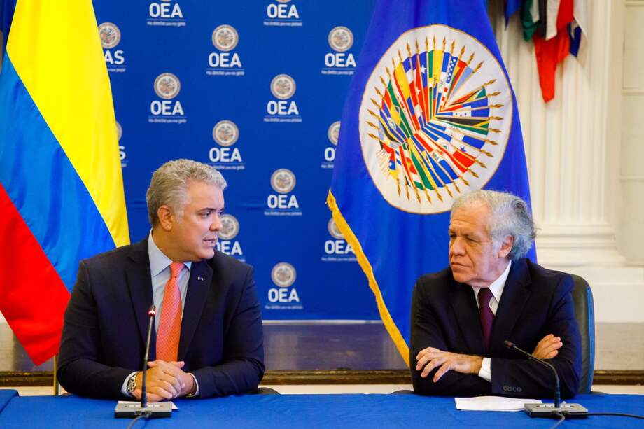 La reunión tuvo lugar en medio de la visita que realiza el presidente Duque a Washington y Nueva York.