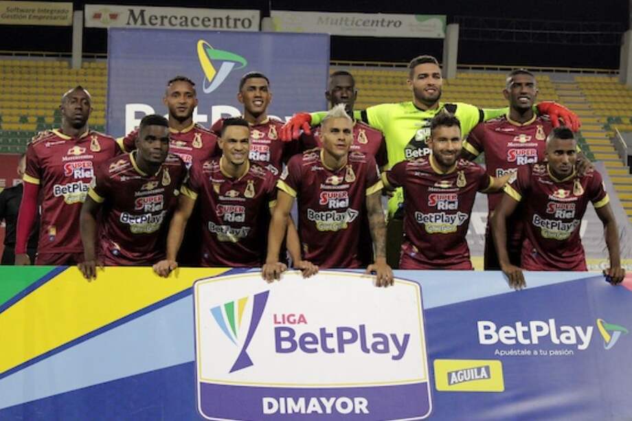 La formación de Deportes Tolima en la ida de la final de la Liga BetPlay Dimayor.