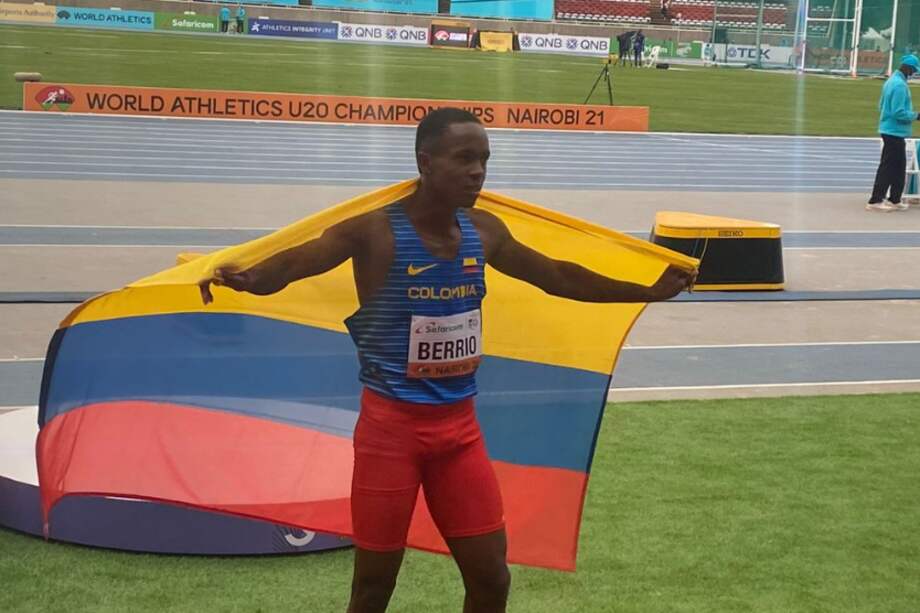 Jhon Berrio se quedó con el nuevo récord nacional sub 20.