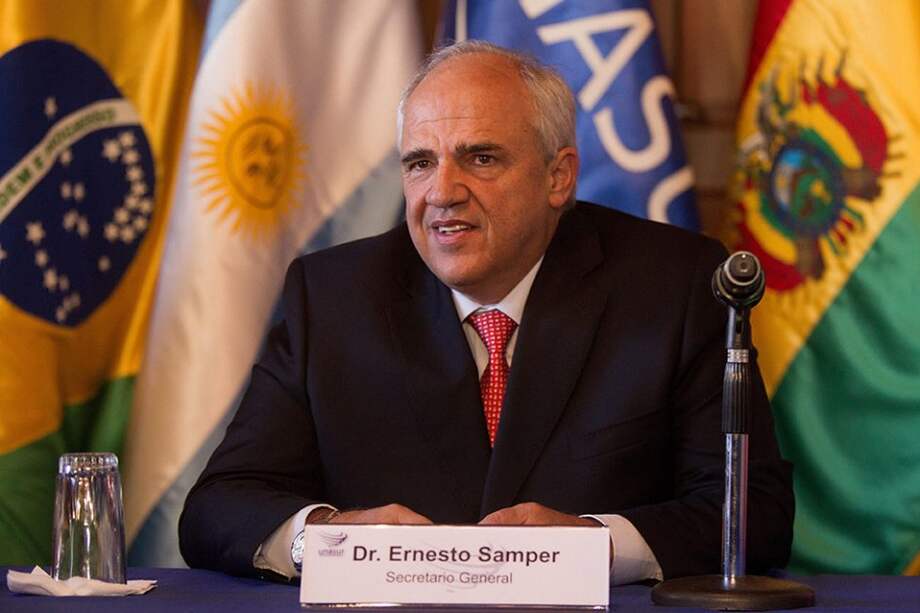 Ernesto Samper, secretario general de la Unasur. / EFE