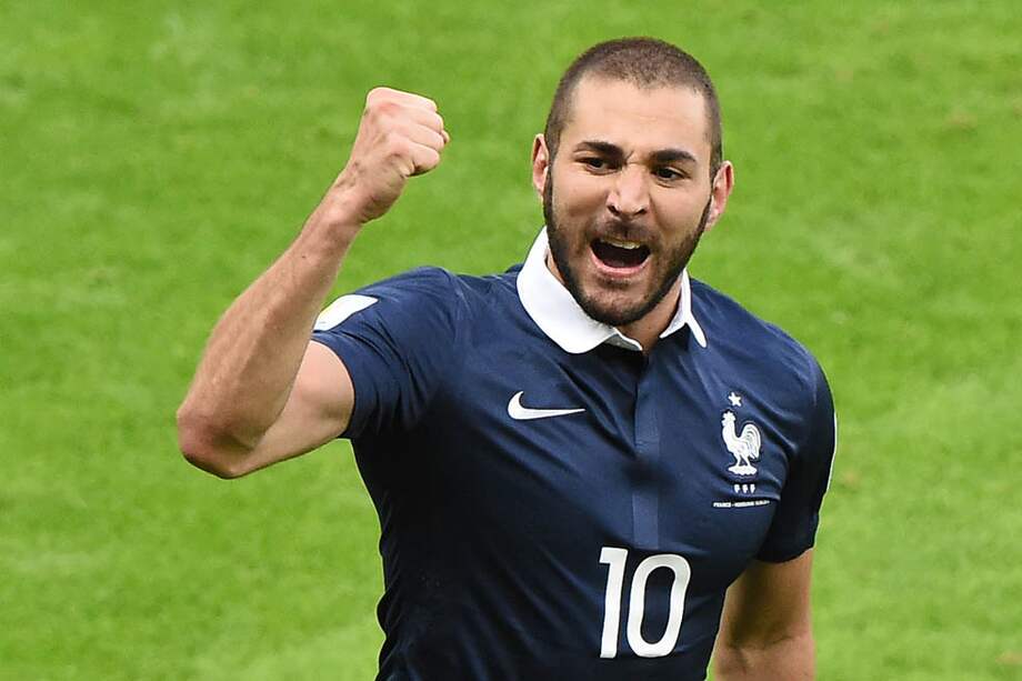 El francés Karim Benzema aspira ser el botín de oro. / AFP