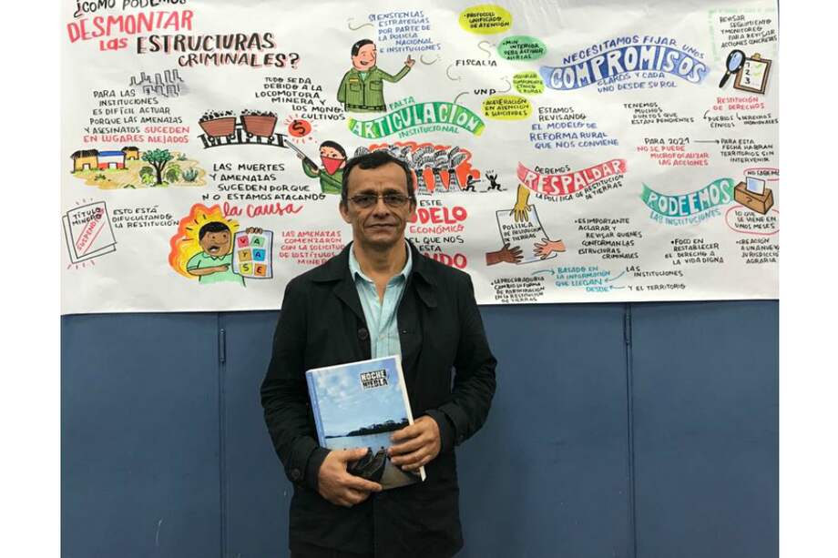 Omar García, sacerdote de la Diócesis de Villavicencio y coordinador de la base de datos del Cinep en el suroriente colombiano./Edinson Bolaños.