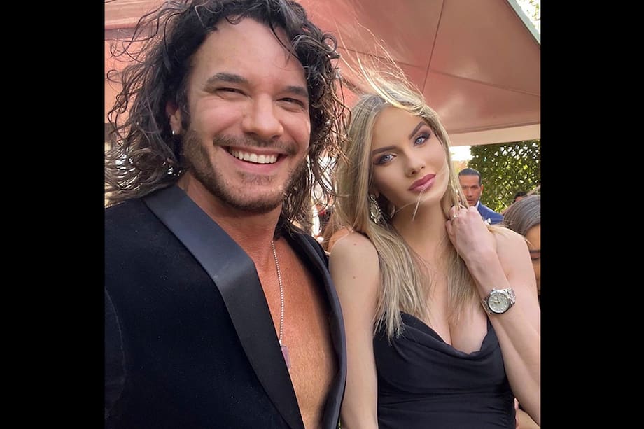 Mario Cimarro y Broni, su prometida, serán padres de una niña.