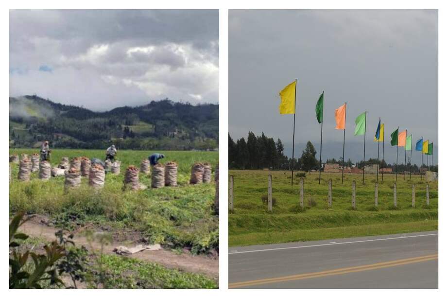 Montañas de Bojacá/ Ben Guez y fotografía de archivo de Mosquera