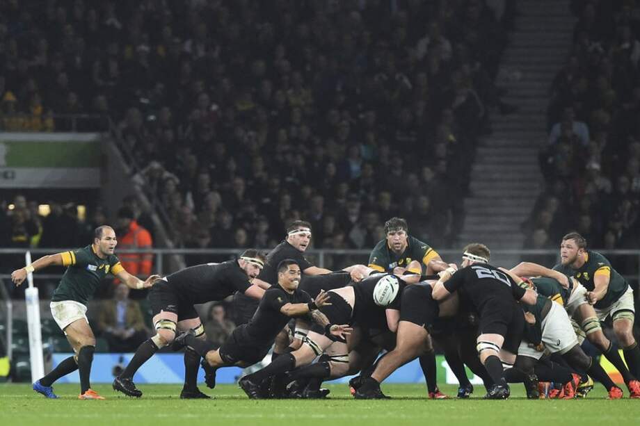 Nueva Zelanda primer clasificado a la final del Mundial de Rugby. foto: AFP