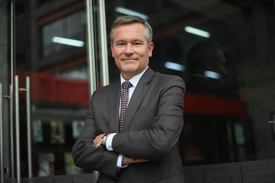 Gautier Mignot, embajador de Francia, expresó que respaldan a Colombia y que cada vez que asesinan a un líder social o excombatiente, los grupos armados ilegales se enfrentan también a la comunidad internacional. / Cristian Garavito: El Espectador