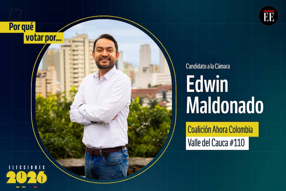 Candidato a la Cámara Edwin Maldonado.
