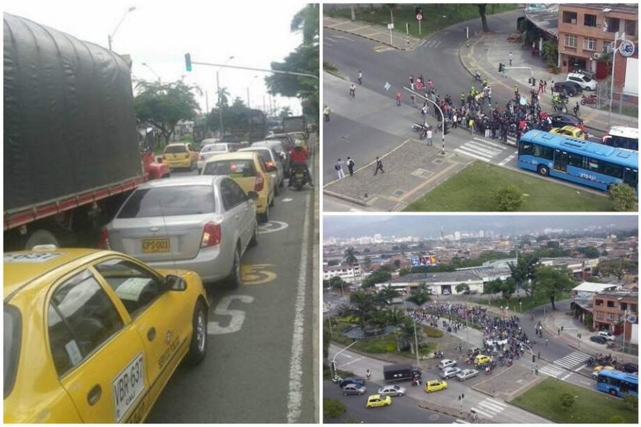 Protestas estudiantiles paralizaron la movilidad de dos sectores de Cali