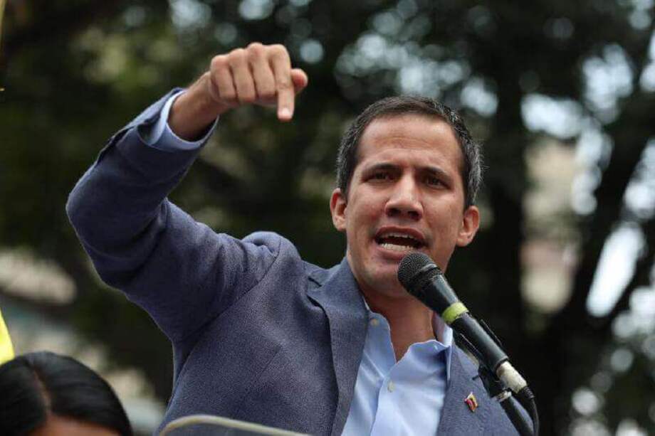 Juan Guaidó, presidente de la Asamblea Nacional de Venezuela. / AFP