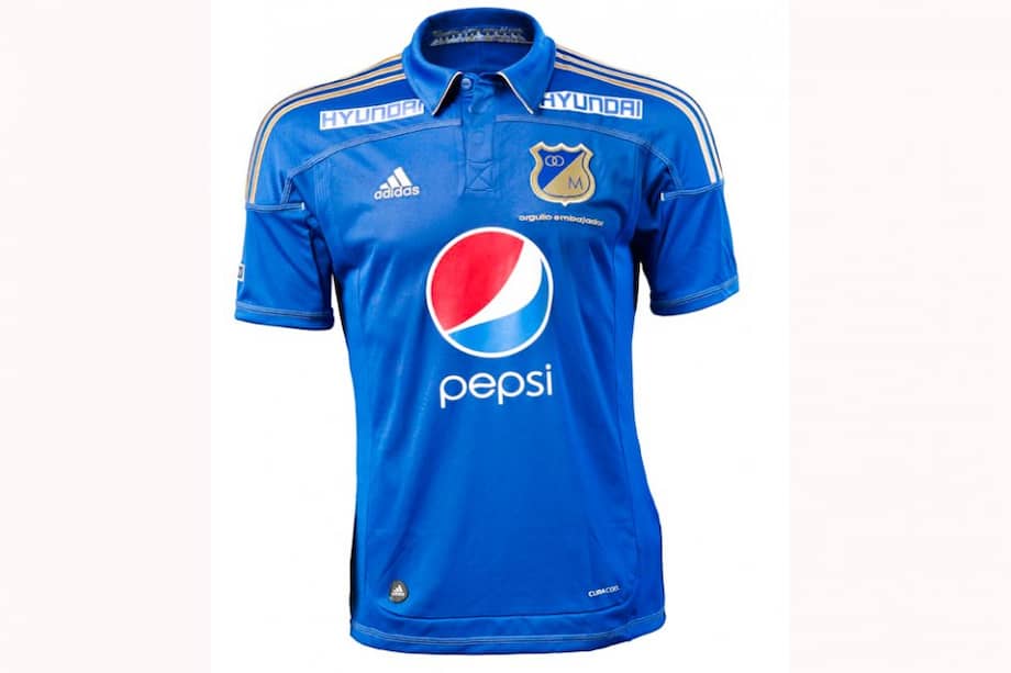 Con esta camiseta jugará Millonarios ante Real Madrid y en la Copa Sudamericana