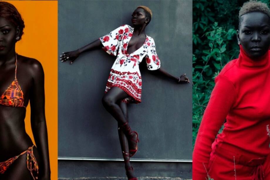 Nyakim Gatwec, la "Reina de la oscuridad" que rompe con los estereotipos de belleza