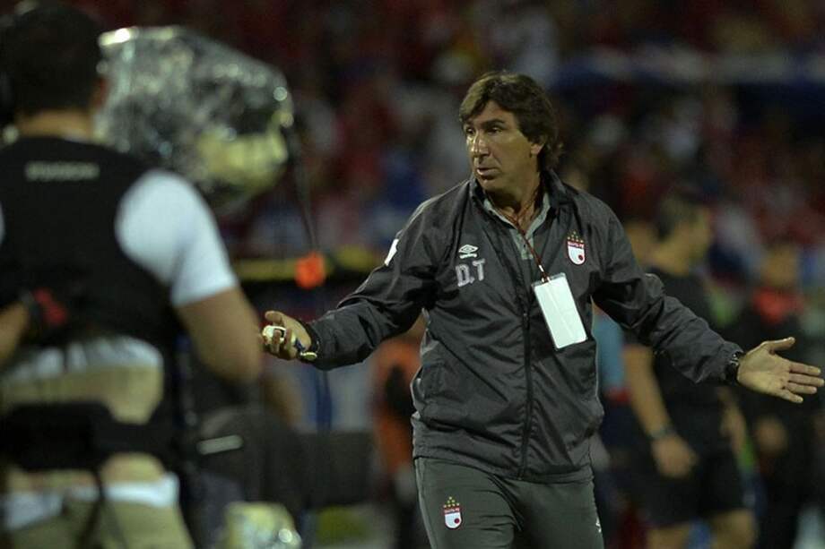 Gustavo Costas, técnico de Independiente Santa Fe. Foto: Archivo