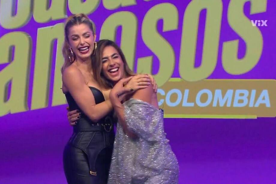 Cristina Hurtado y Carla Giraldo en 'La casa de los famosos'.