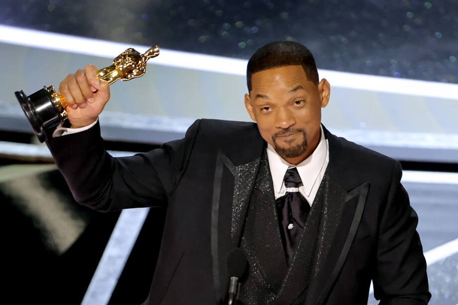 Will Smith no pudo evitar las lágrimas al agradecer su premio en la categoría de Mejor Actor, por su papel protagónico en ´King Richard´.