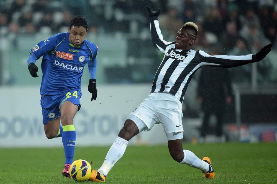 El colombiano Luis Fernando Muriel no pudo anotarle al Juventus / AFP