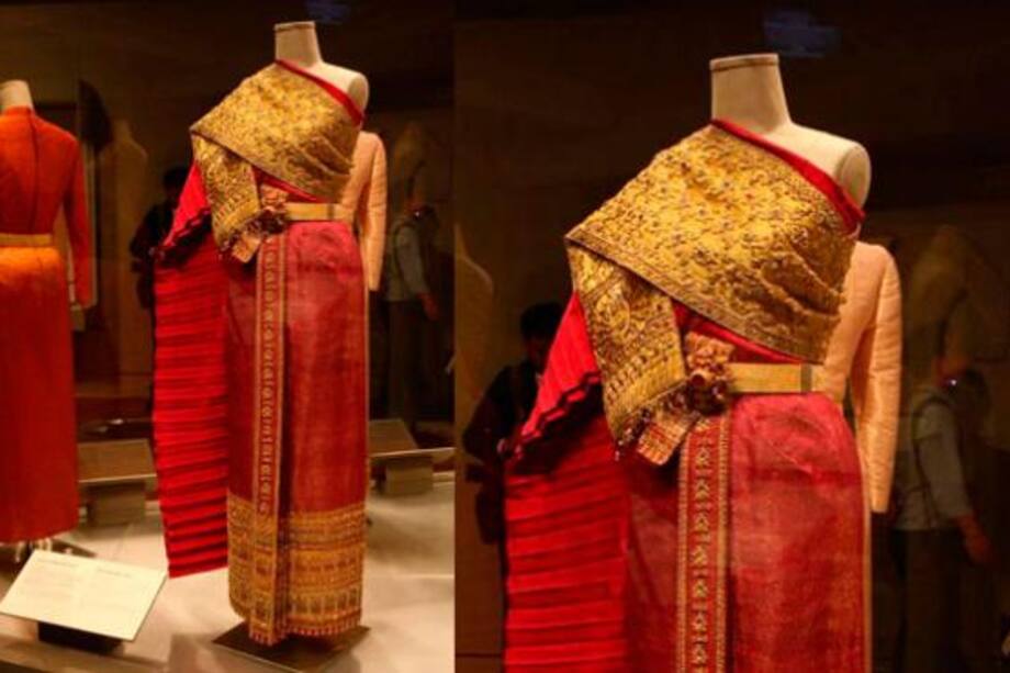 Cincuenta vestidos reales repasan la historia de la seda tailandesa