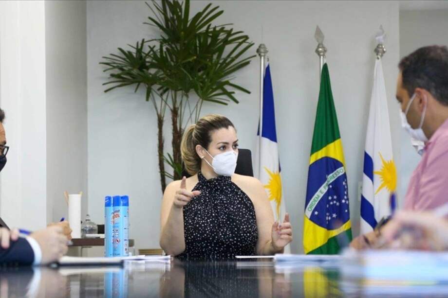 Cinthia Ribeiro, alcaldesa de Palmas, en el estado de Tocantins, una de las capitales menos afectadas por la COVID-19 en Brasil.