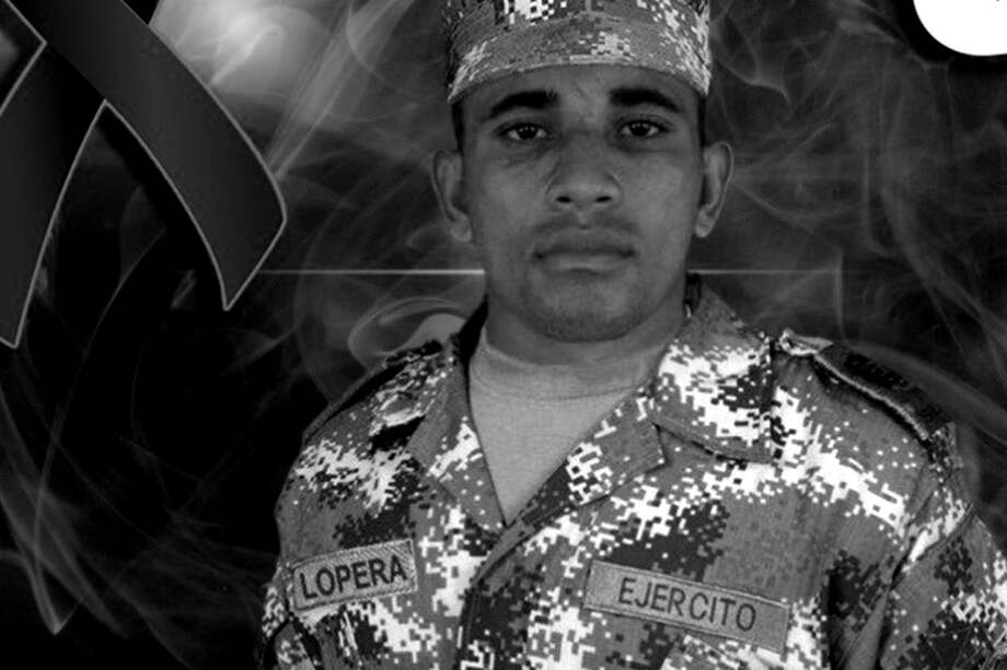 Soldado José Manuel Lopera.