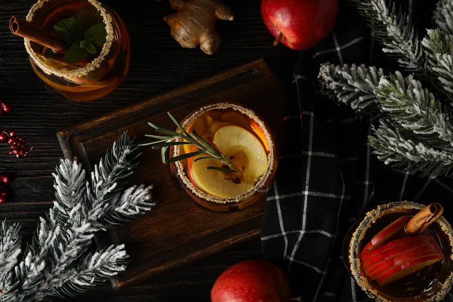 Fusiona los mejores sabores en estos cocteles y celebra las fiestas decembrinas. ¡Salud!