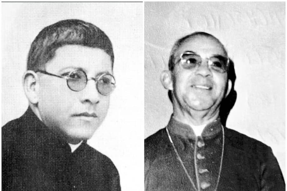 Padre Pedro María Ramírez y Monseñor Jesús Emilio Jaramillo. /Diócesis de Garzón y Archivo